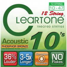 Струни для гітари CLEARTONE 7410-12 ACOUSTIC PHOSPHOR BRONZE 12-STRING ULTRA LIGHT 10-47