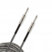 Кабель D'ADDARIO PW-BG-10BG Custom Series Braided Instrument Cable - Grey (3m)