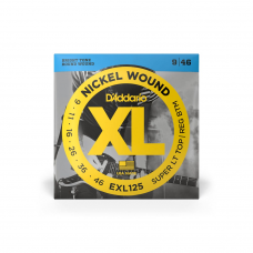 Струни для гітари D'ADDARIO EXL125 XL NICKEL WOUND SUPER LIGHT TOP / REGULAR BOTTOM (09-46)