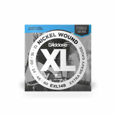Струни для гітари D'ADDARIO EXL148 XL NICKEL WOUND EXTRA HEAVY (12-60)