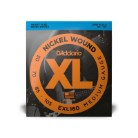 Струни для гітари D'ADDARIO EXL160 XL NICKEL WOUND BASS MEDIUM (50-105) Струни для гітари D'ADDARIO EXL160 XL NICKEL WOUND BASS MEDIUM (50-105)