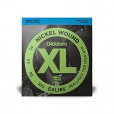 Струни для гітари D'ADDARIO EXL165 XL NICKEL WOUND BASS REG LIGHT TOP /  MED BOTTOM (45-105)