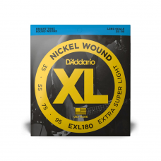 Струни для гітари D'ADDARIO EXL180 XL NICKEL WOUND BASS EXTRA SUPER LIGHT (35-95)