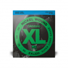 Струни для гітари D'ADDARIO EXL220 XL NICKEL WOUND BASS SUPER LIGHT (40-95)