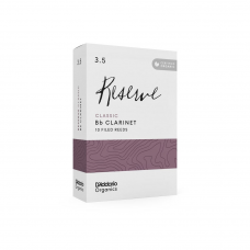 Тростини для духового інструменту D'ADDARIO Organic Reserve Classic Bb Clarinet #3.5 - 10 Box