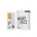 Тростини для духового інструменту D'ADDARIO Organic Select Jazz - Alto Sax Unfiled 2M - 10 Pack