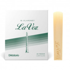 Тростини для духового інструменту D'ADDARIO La Voz - Bb Clarinet Medium Hard (1шт)
