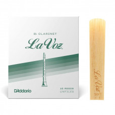 Тростини для духового інструменту D'ADDARIO La Voz - Bb Clarinet Soft (1шт)