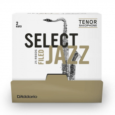 Тростини для духового інструменту D'ADDARIO Select Jazz - Tenor Sax Filed 2H - 25 Pack