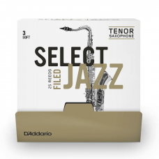 Тростини для духового інструменту D'ADDARIO Select Jazz - Tenor Sax Filed 3S - 25 Pack