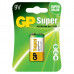 Батарейка GP SUPER ALKALINE 9V (6LF22)