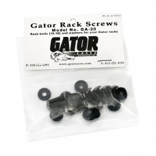 Чохол/кейс для звукового обладн. GATOR GA20 Black Chrome Screws & Washers (10 Set)