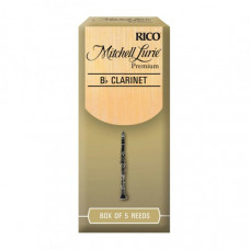 Тростини для духового інструменту RICO Mitchell Lurie Premium - Bb Clarinet #2.5 - 5 Pack