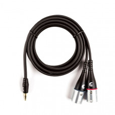 Кабель D'ADDARIO PW-MPXLR-06 Custom Series 1/8" to Dual XLR Audio Cable (1.8m)