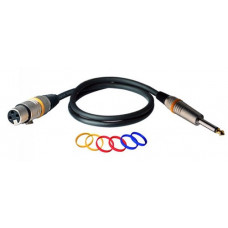 Кабель ROCKCABLE RCL30381 D6 F - Microphone Cable - XLR (f) / TS Jack (1m)