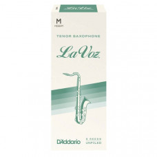Тростини для духового інструменту D'ADDARIO La Voz - Tenor Sax Medium - 5 Pack