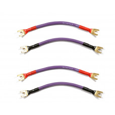 Purple Jumper cable for speakers