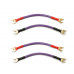 Purple Jumper cable for speakers