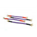Purple Jumper cable for speakers