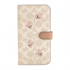 Чохол Coach Folio Case for iPhone 12 Pro Max - Floral Bow Signat