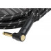 Кабель інструментальний FENDER CABLE DELUXE SERIES 15' ANGLED BLACK TWEED