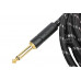 Кабель інструментальний FENDER CABLE DELUXE SERIES 15' ANGLED BLACK TWEED