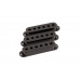 Крышка звукоснимателя FENDER STRATOCASTER PICKUP COVER SETS BLACK