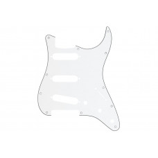 FENDER 11-HOLE MODERN-STYLE STRATOCASTER S/S/S PICKGUARDS WHITE Пікгард