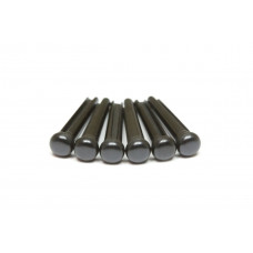 GRAPH TECH PP-2100-01 TUSQ Bridge Pins (6) N0 Dot - Black (6 Pcs) Набір кілочків