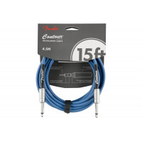 Кабель інструментальний FENDER CABLE CONTOUR SERIES 15' LAKE PLACID BLUE