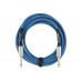 Кабель інструментальний FENDER CABLE CONTOUR SERIES 15' LAKE PLACID BLUE