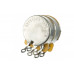 Потенціометр FENDER DUAL 500K/250K SPLIT SHAFT POTENTIOMETER