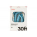 Кабель інструментальний FENDER CABLE ORIGINAL SERIES 30' COIL DAPHNE BLUE