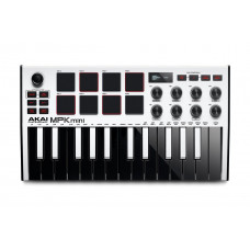 AKAI MPK MINI MK3 White MIDI клавіатура