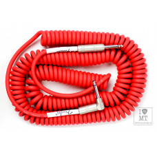 Кабель інструментальний FENDER CABLE ORIGINAL SERIES 30' COILS FIESTA RED