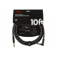 Кабель інструментальний FENDER CABLE DELUXE SERIES 10' ANGLED BLACK TWEED