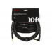 Кабель інструментальний FENDER CABLE DELUXE SERIES 10' ANGLED BLACK TWEED