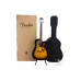 Гитара электроакустическая FENDER CD-140SCE SUNBURST WN