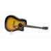 Гитара электроакустическая FENDER CD-140SCE SUNBURST WN