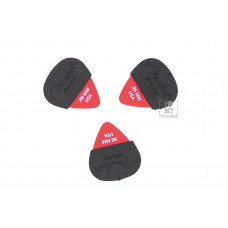 Набір медіаторів FENDER MOJO GRIP 3 PK DELRIN .96