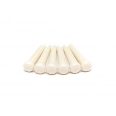 GRAPH TECH PP-1100-01 TUSQ Bridge Pins No Dot - White (6 Pcs) Набір кілочків