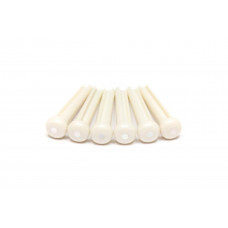 GRAPH TECH PP-1142-00 TUSQ Bridge Pins Martin Style 2mm White / Mother-Of-Pearl Dot (6 Pcs) Набір кілочків