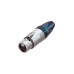 Коннектор XLR 3-pin female (мама) QUIK LOK NC354 Neutrik NC3FXX