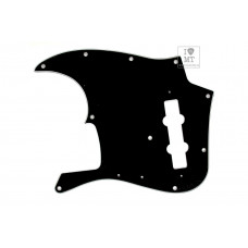 FENDER PURE VINTAGE PICKGUARD JAZZ BASS 70S 10-HOLE BLACK Пікгард