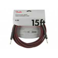 Кабель інструментальний FENDER CABLE PROFESSIONAL SERIES 15' RED TWEED