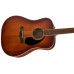 FENDER PD-220E DREADNOUGHT ALL MAHOGANY WITH CASE AGED COGNAC BURST Гітара електроакустична
