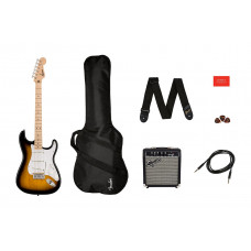 Гітарний набір з електрогітарою SQUIER SONIC STRATOCASTER PACK MN 2-COLOR SUNBURST