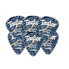Набір медіаторів TAYLOR GUITARS 351 THERMEX ULTRA PICKS 1.0 MM BLUE SWIRL 6 PACK