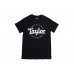 Футболка TAYLOR GUITARS T-SHIRT MENS BLACK WHITE LOGO M