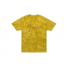 FENDER T-SHIRT SPAGHETTI LOGO TIE-DYE MUSTARD М Футболка
